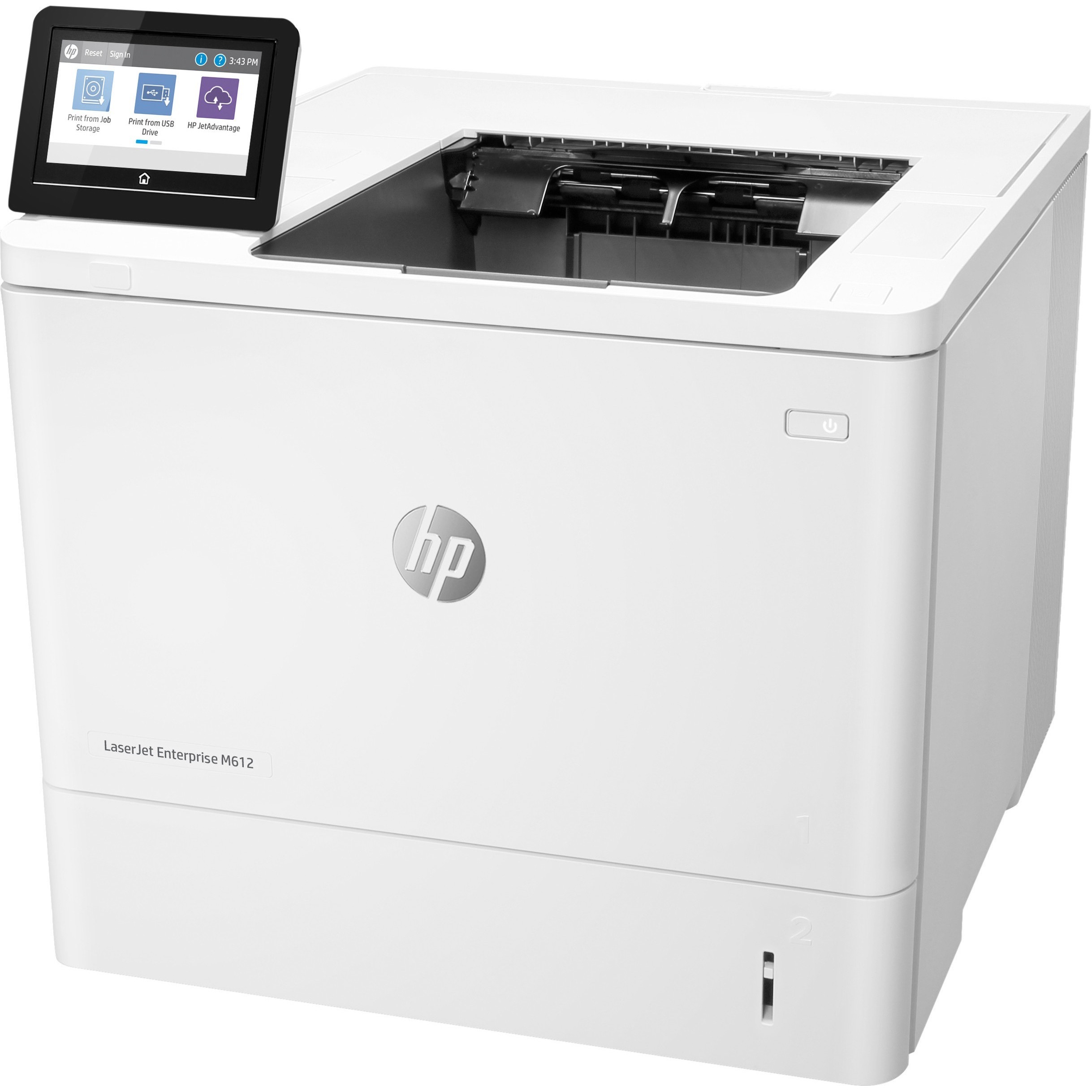 HP PRINTER MONO SF LASERJET ENTERPRISE M612DN (TAA) — left view