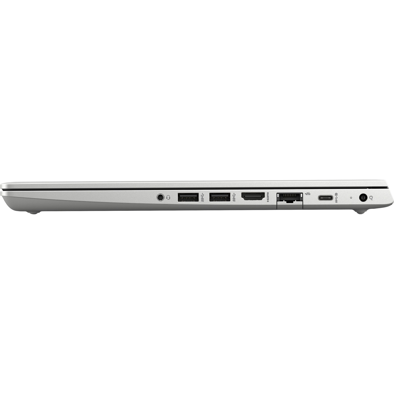 HP SmartBuy mt22 14-inch business notebook with Intel Celeron 5205U, 8 GB RAM, and 128 GB SSD — left view
