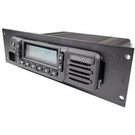 1-PIECE EQUIPMENT MOUNTING BRACKET, 2.5INCH MOUNTING SPACE, FITS KENWOOD NX SERI — left view