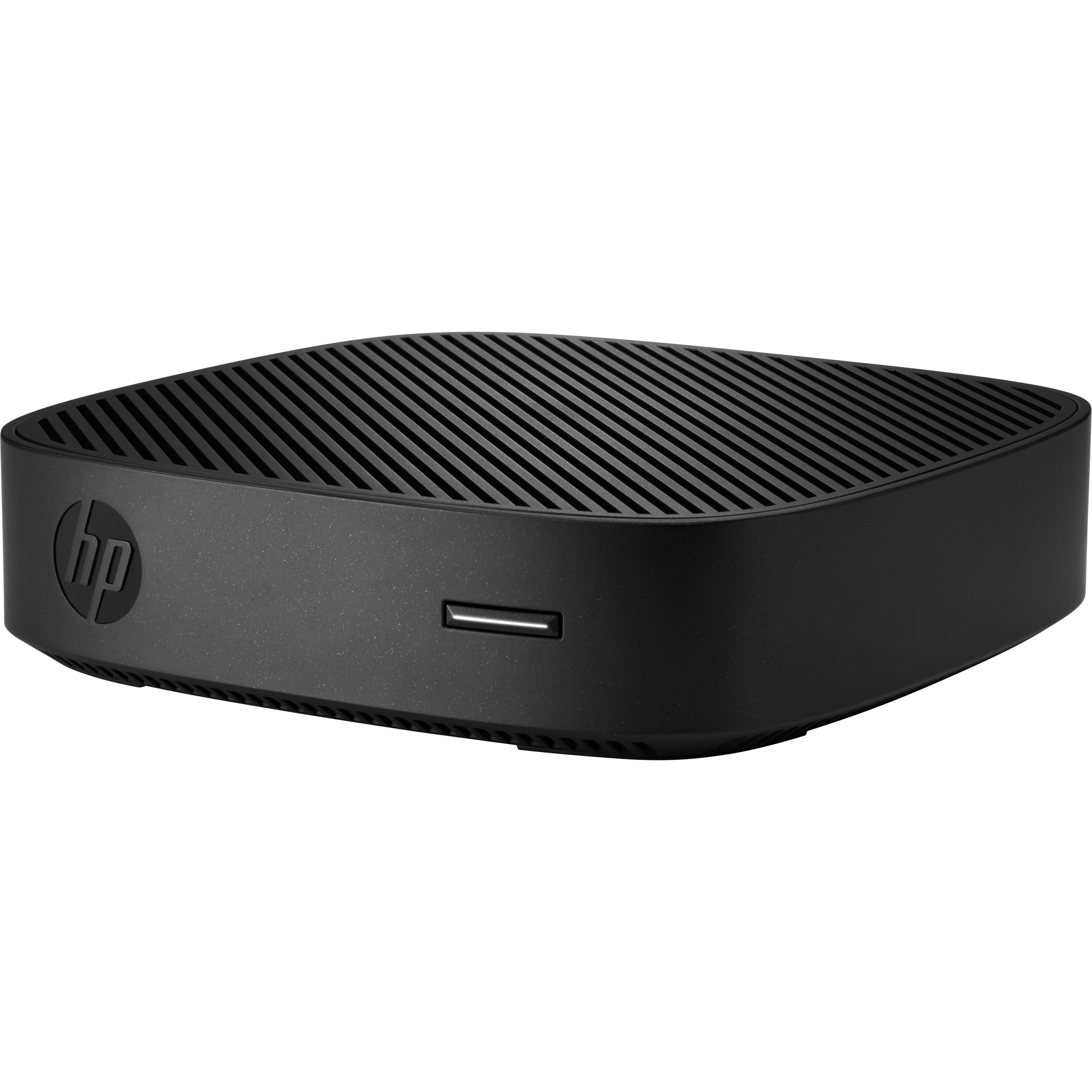 HP t430v2/W19/WTC compact thin client for enterprise virtual desktop access — left view