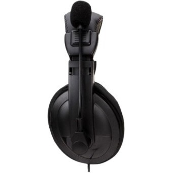 ERGOGUYS HEADSET ROTATING MIC BLACK — left view