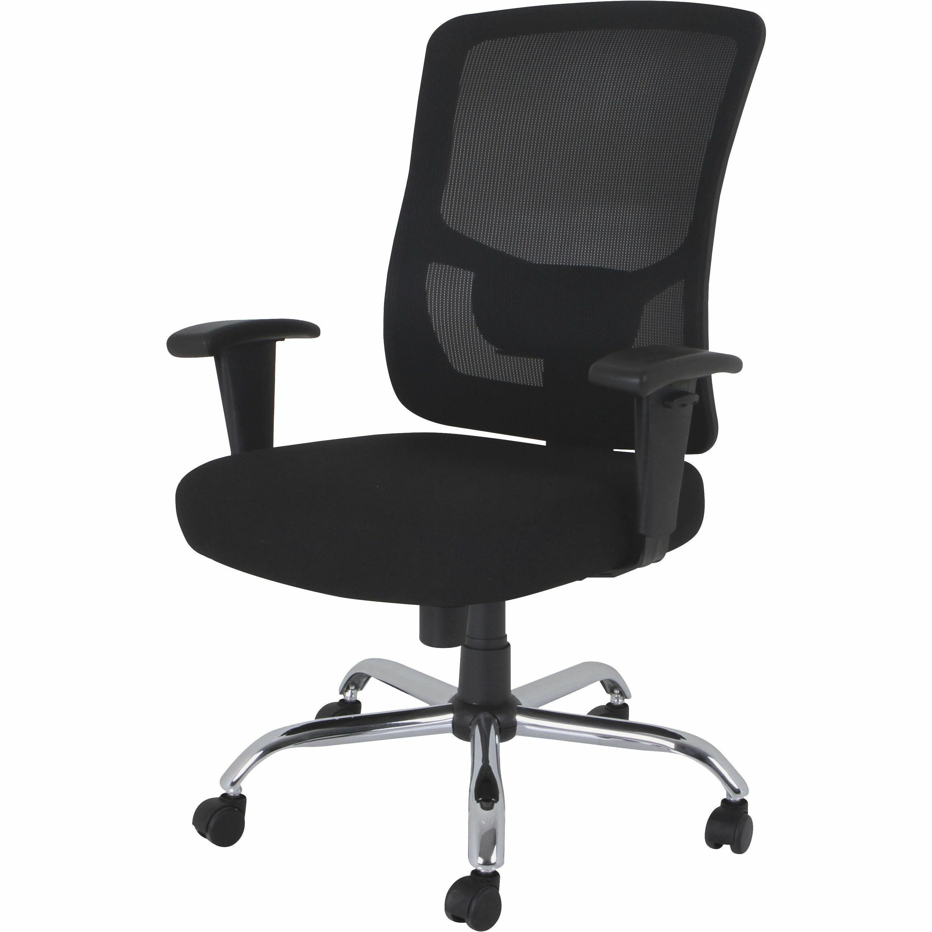 LLR 81998  Lorell Mesh High-Back Chair w/Headrest - Lorell Furniture