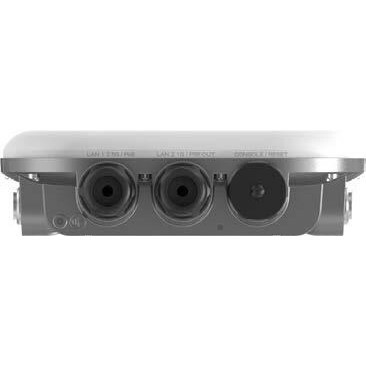 Fortinet FAP-432F-I outdoor tri-radio Wi‑Fi 6 access point with 4x4 radio design — left view