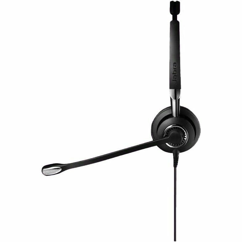 Jabra BIZ 2400 II Mono PTT Bundle wired mono headset with boom microphone — left view