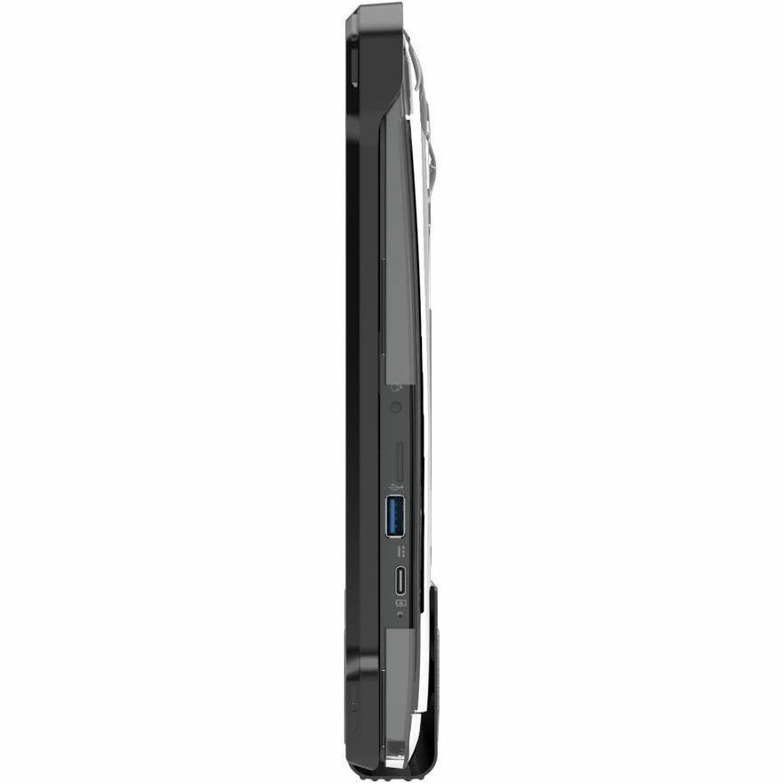 Black EXTREME SHELL-L case for Acer C722 Chromebook 11 — left view