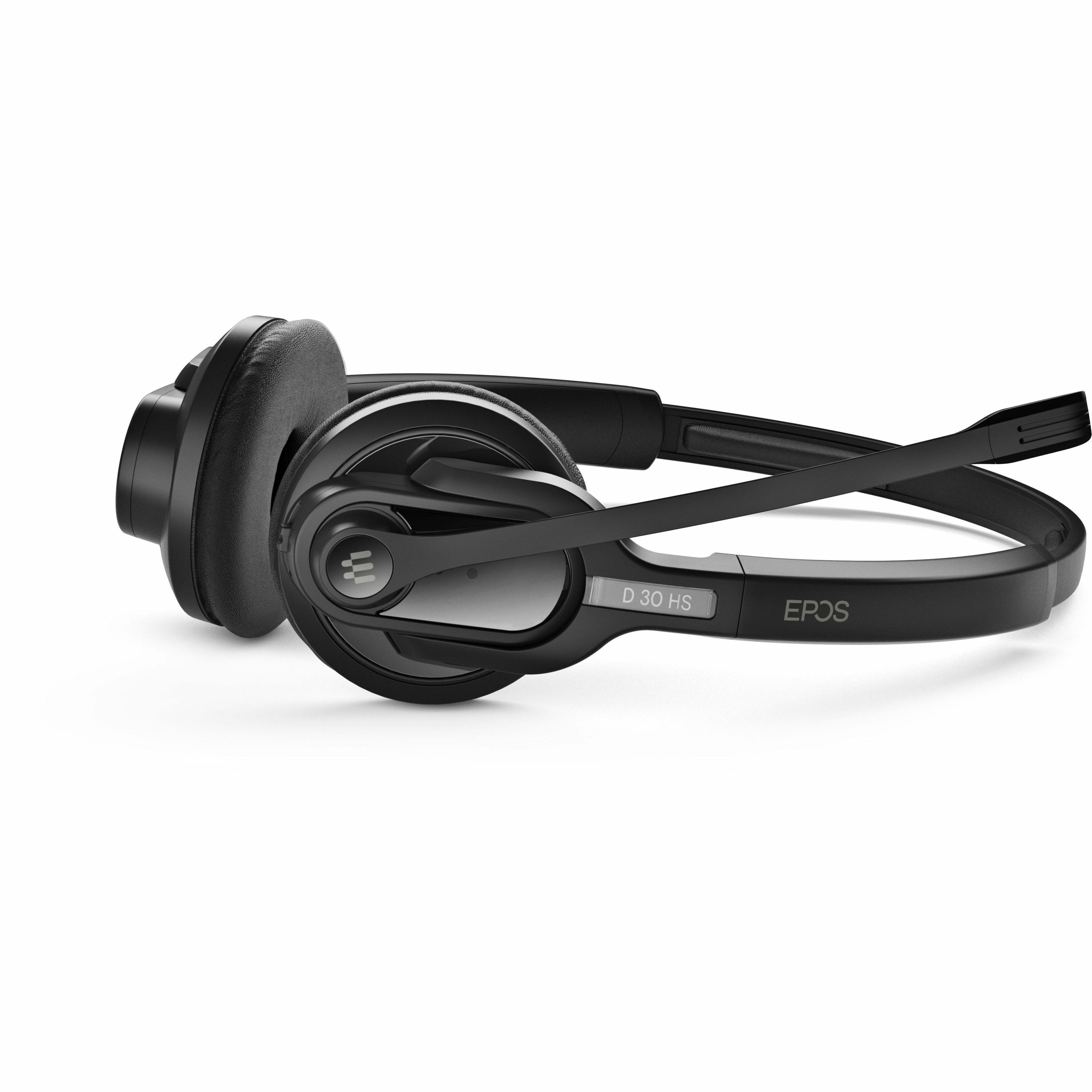 EPOS IMPACT D 30 PHONE - US wireless on-ear dual-sided headset for desk phone calls — left view