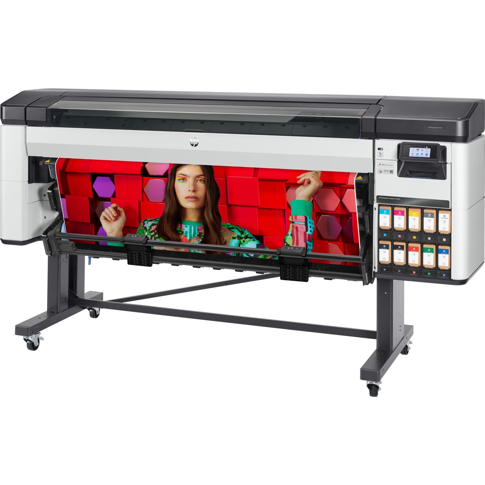 HP DesignJet Z9+ 64 Printer wide-format color printer for 64-inch media — left view