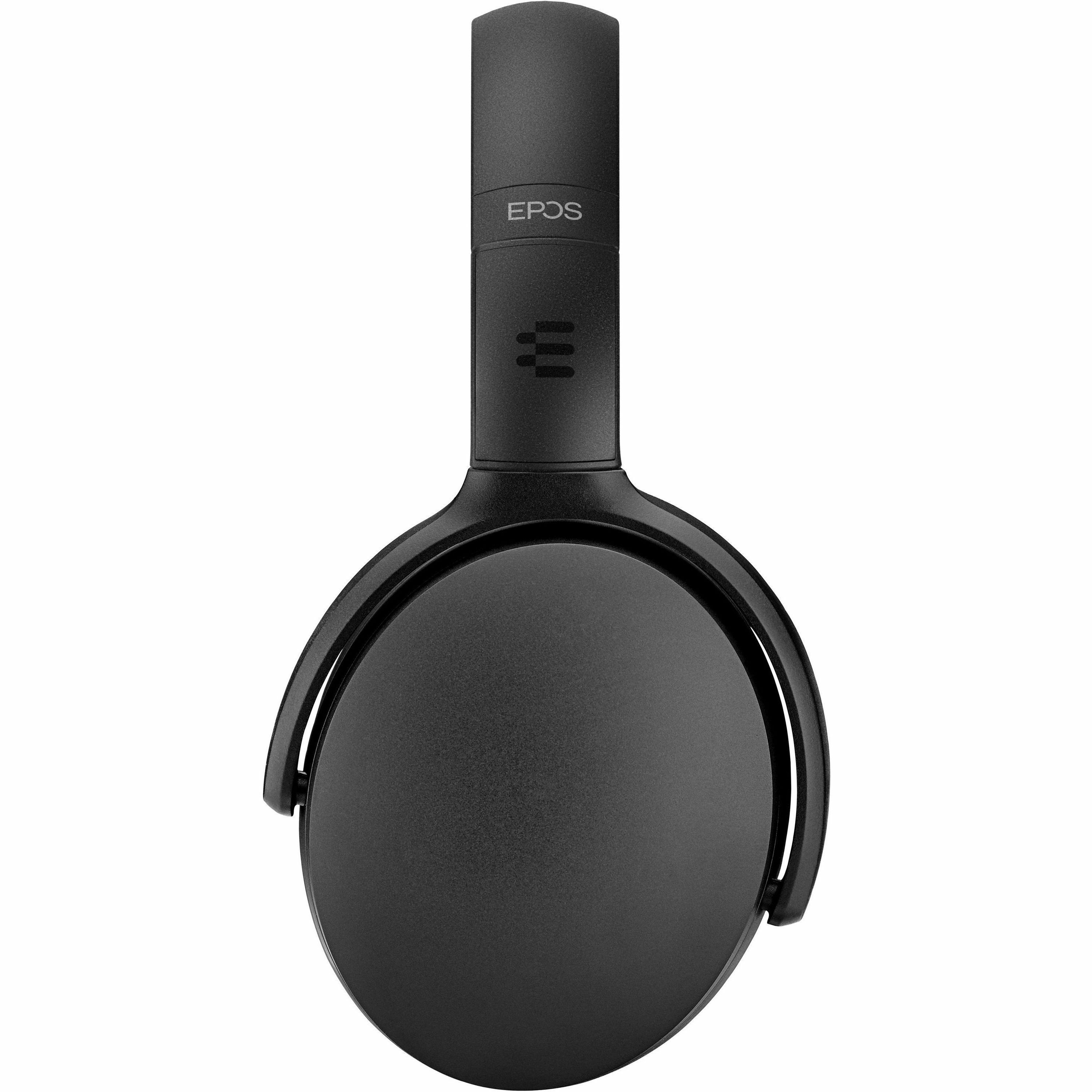 EPOS ADAPT 361 wireless headset with boom microphone and USB connectivity — left view