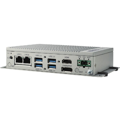Advantech ESRP-CMS-UNO2372 thin client with 4 GB RAM and 1.5 GHz processor for managed desktop access — left view