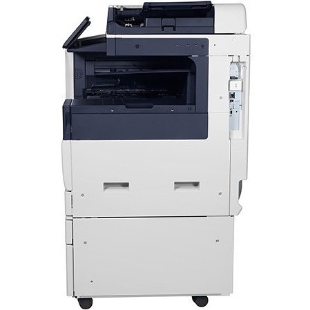 Xerox AltaLink C7130 color multifunction printer with dual trays and single-pass DADF — left view