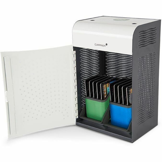 LOCKNCHARGE CARRIER 10 CHARGING STATION PREWIRED USB-C 45W — left view