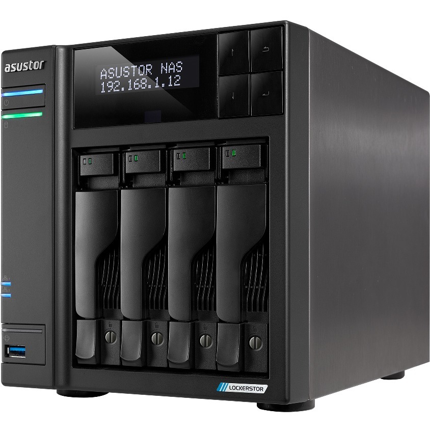 ASUSTOR Lockerstor 4 AS6704T SAN/NAS Storage System - CareTek