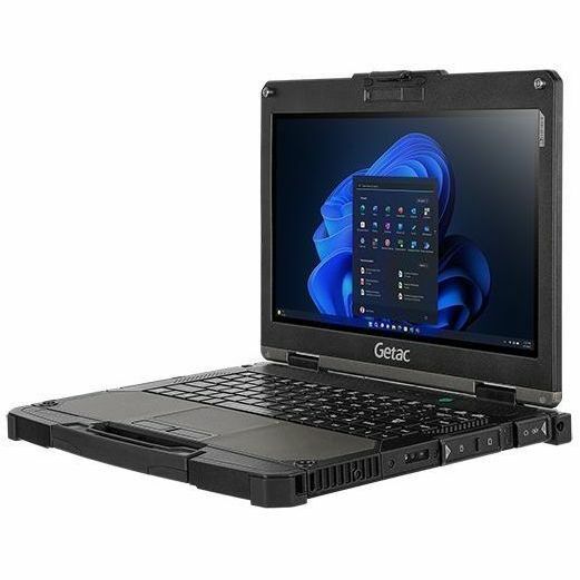 Getac B360 fully rugged laptop — left view