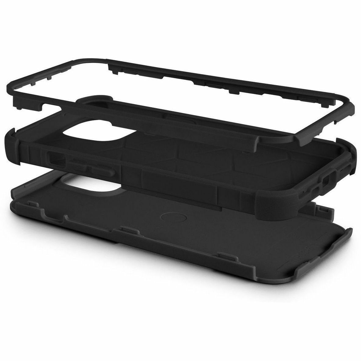 CELLAIRIS Rapture V2 black matt protective case for Apple iPhone 13 — left view