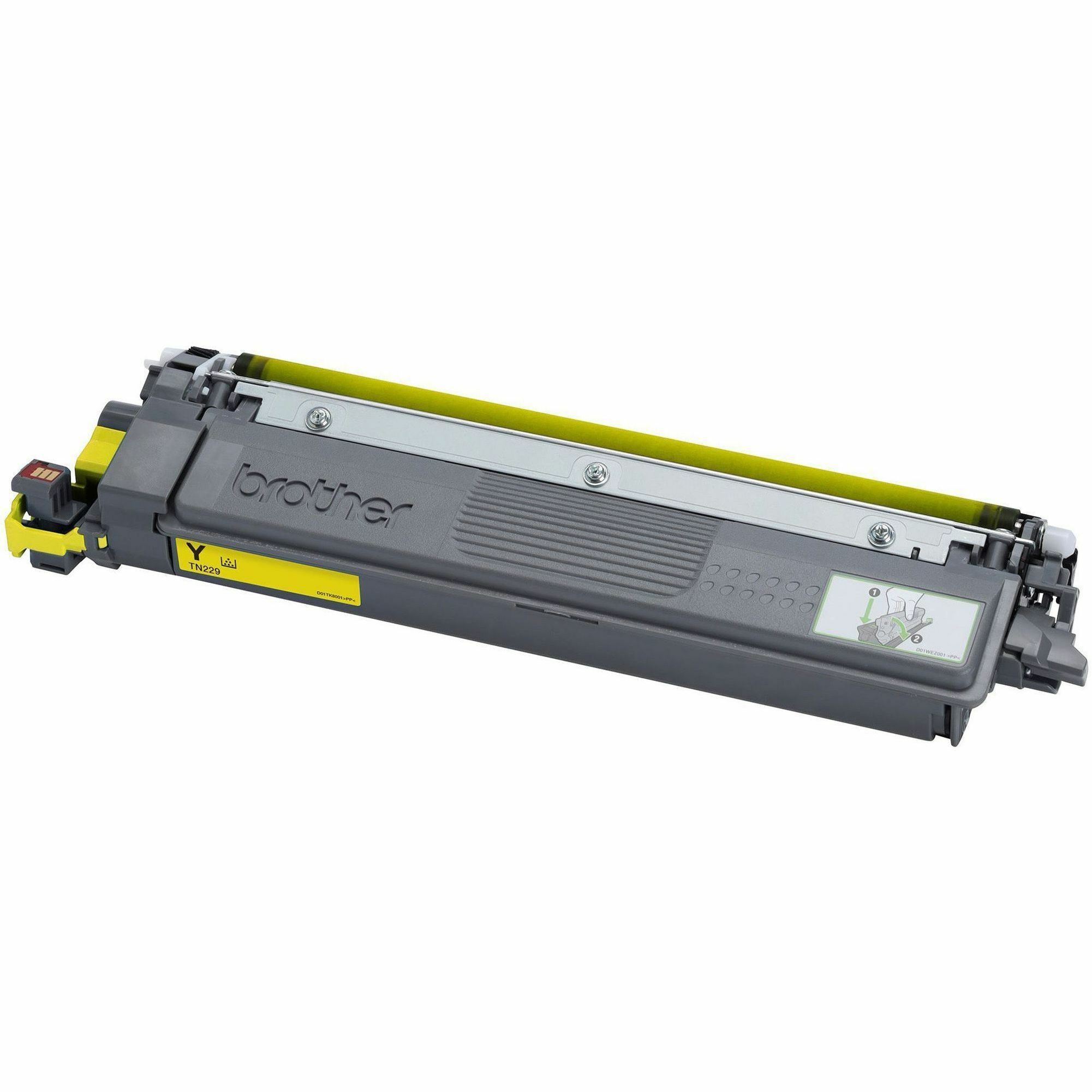 Brother Genuine TN229Y Standard Yield Yellow Toner Cartridge