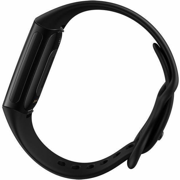GOOGLE - FITBIT FITBIT CHARGE 6 OBSIDIAN/BLACK ALUMINUM — left view