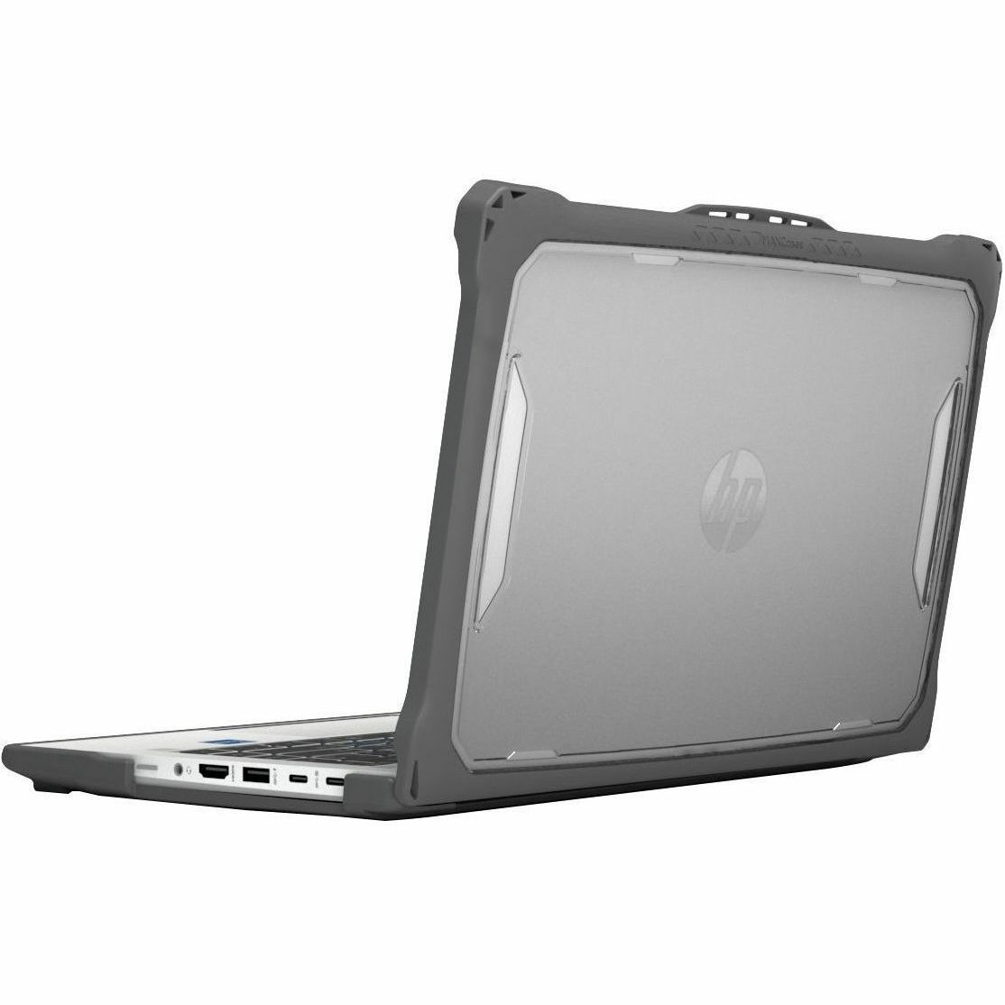 Gray and clear slide case for HP ProBook 440 G10 14-inch laptop — left view
