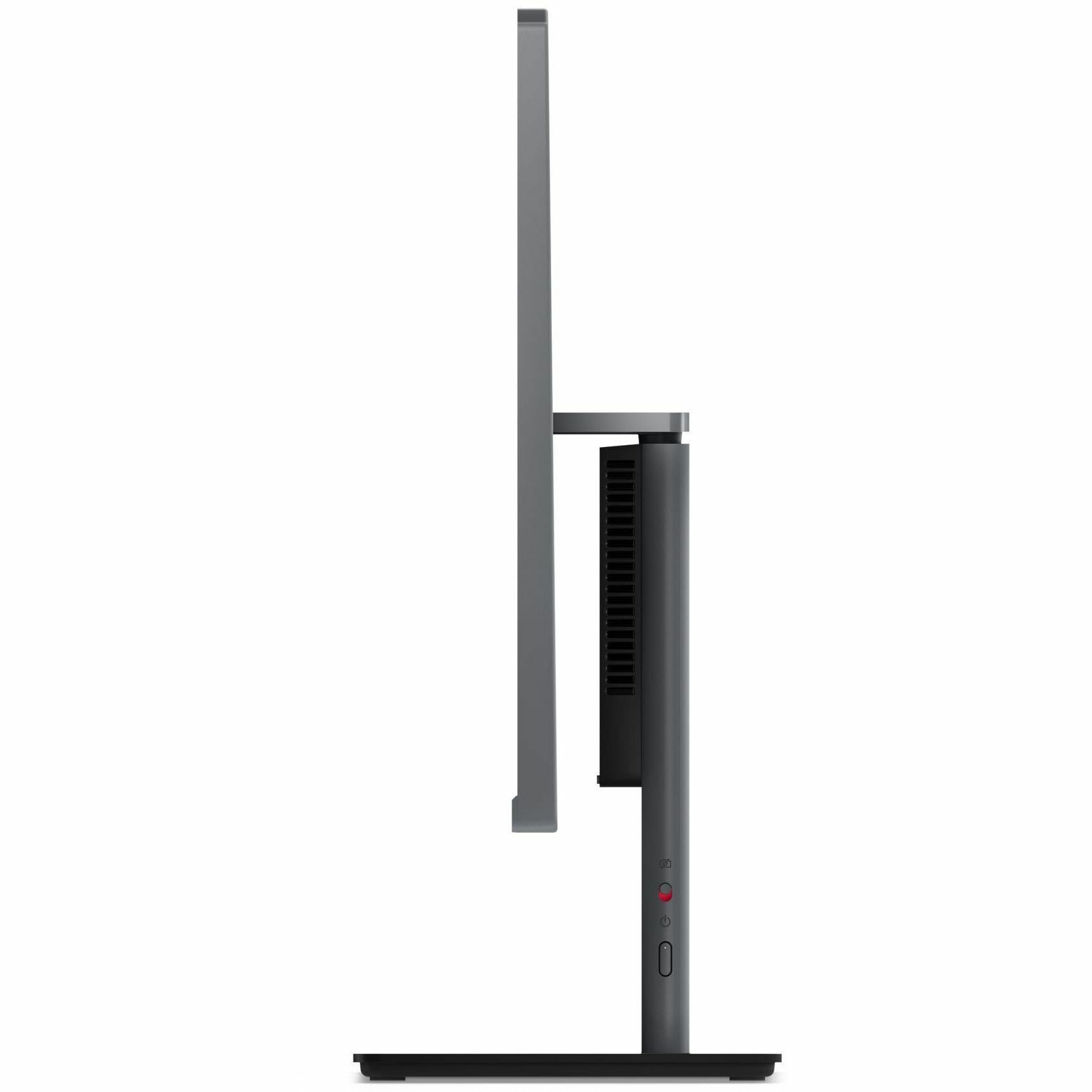 Lenovo 27-inch all-in-one desktop with Core i7 processor and 32 GB RAM for premium office productivity — left view