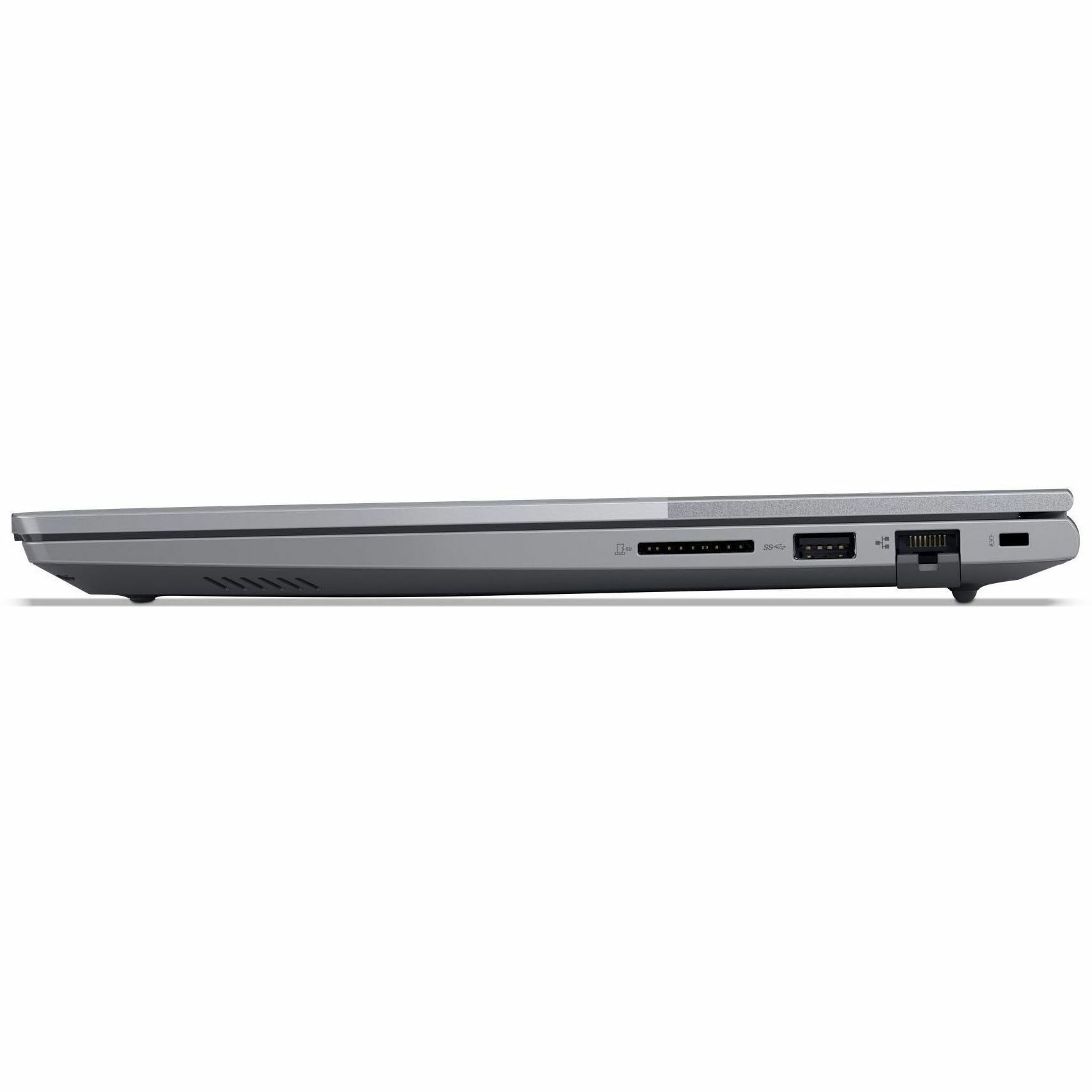 Lenovo ThinkBook 14 G8 IRL business laptop with 14-inch WUXGA touch display in Luna Grey — left view