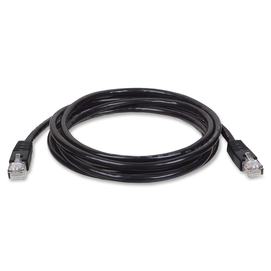 Tripp Lite by Eaton Cat5e 350 MHz Molded (UTP) Ethernet Cable (RJ45 M/M) PoE - Black 7 ft. (2.13 m)