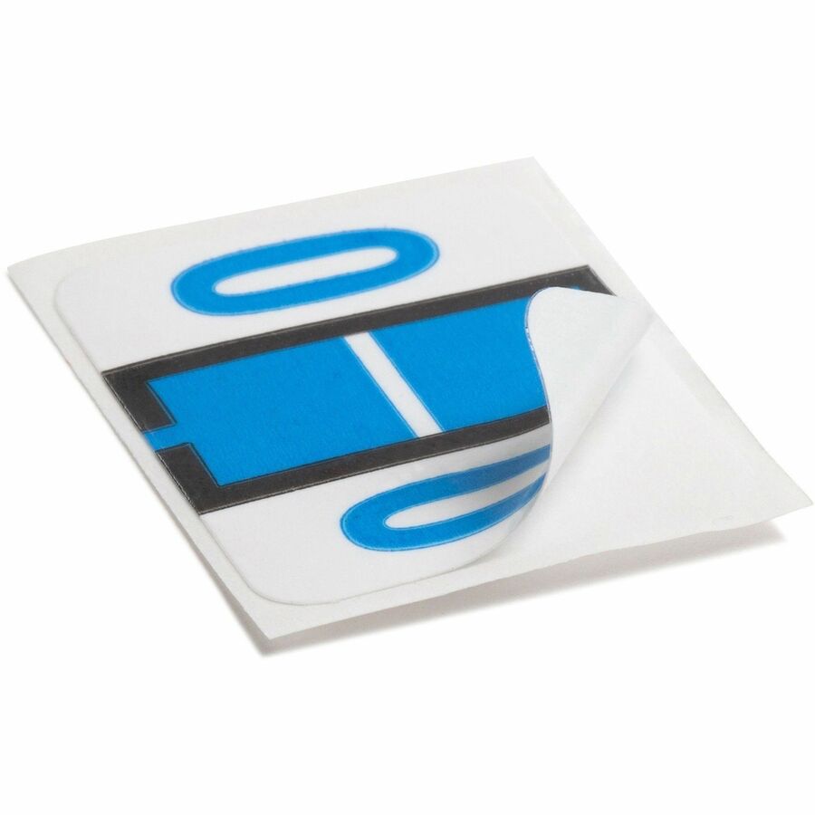 Smead BCCR Bar-Style Color-Coded Labels - O - x 1 1/4" Width x 1" Length - Blue - Laminated - 1 Roll