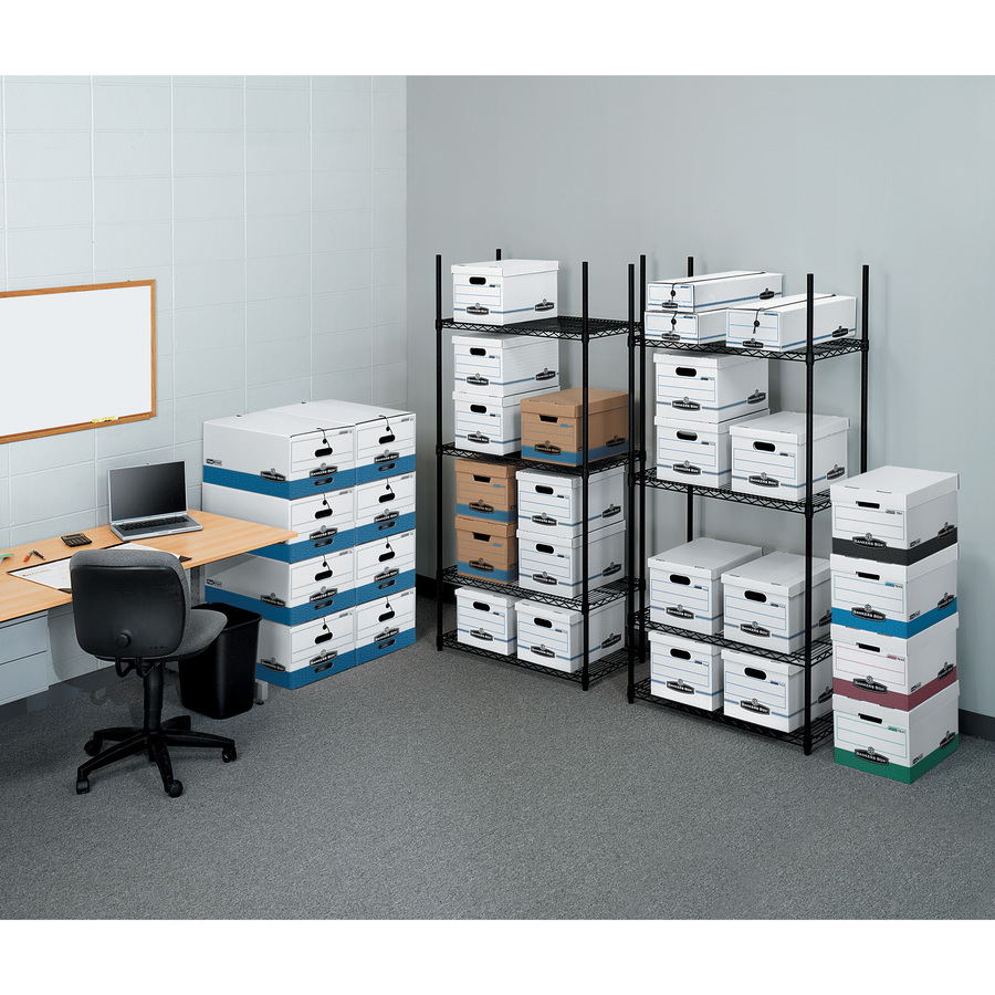 FEL5703604 Bankers Box® Stor/File Storage Box, Letter/Legal Files, 12.5" X 16.25" X 10.5