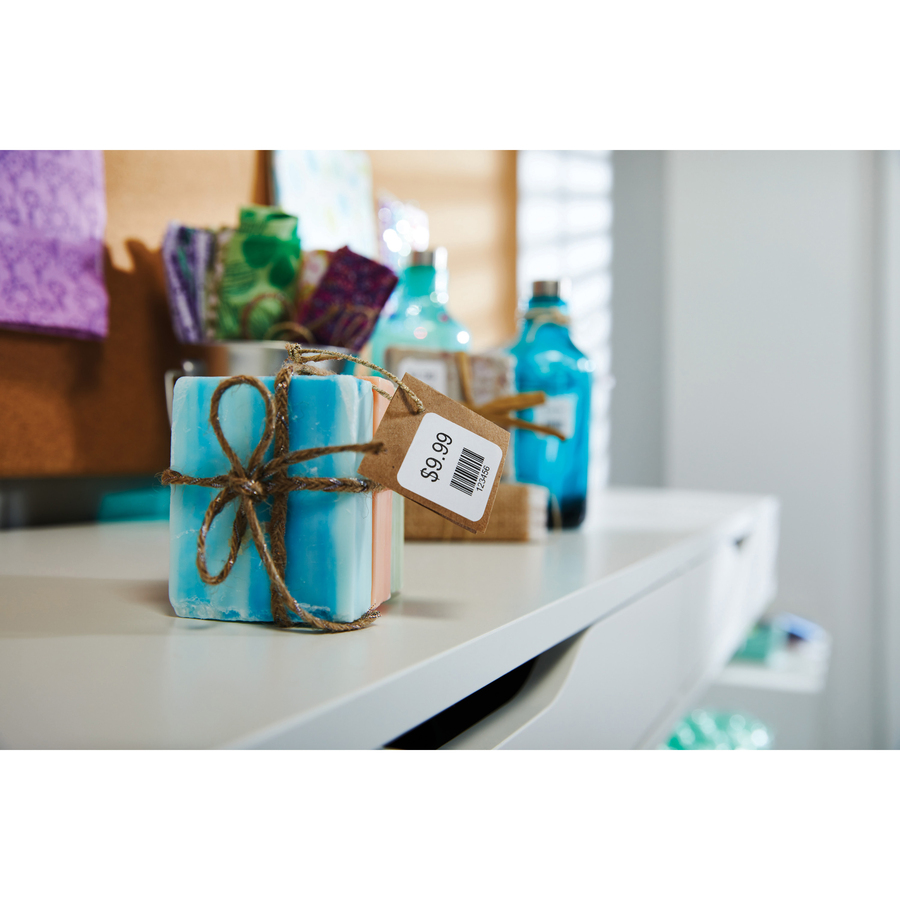 Dymo Multipurpose Label - 1" Width x 1" Length - Direct Thermal - White - 750 / Roll - 750 / Roll