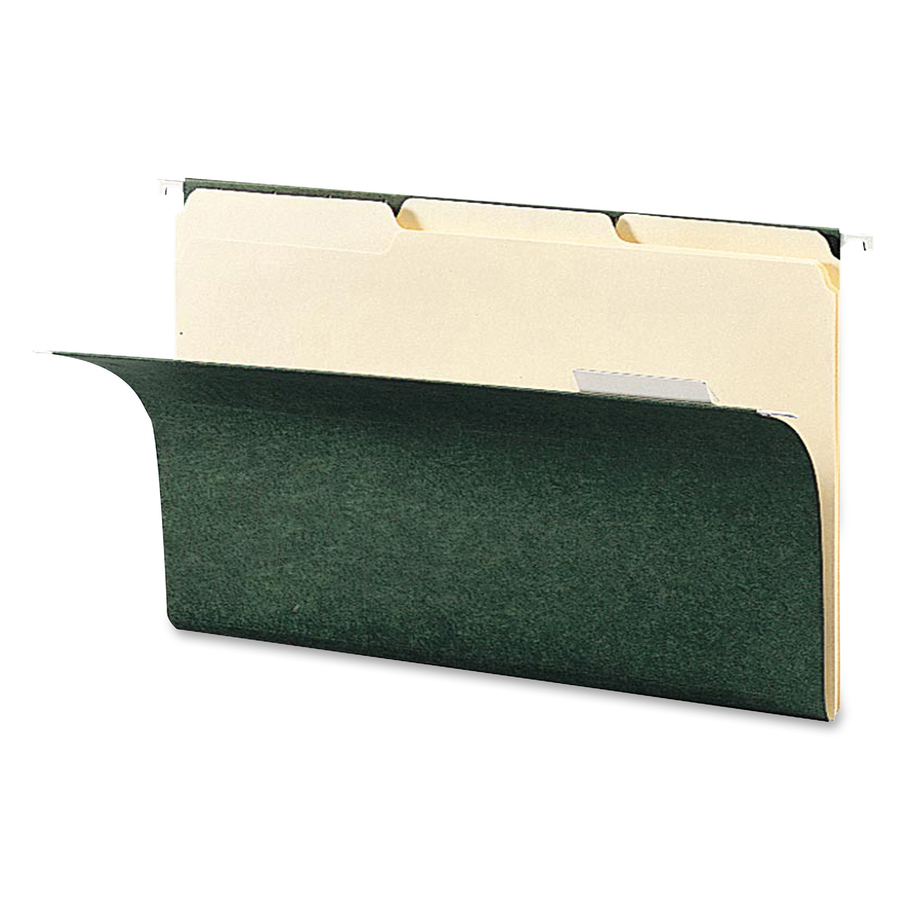 Picture of Business Source 1/3 Tab Cut Legal Recycled Top Tab File Folder