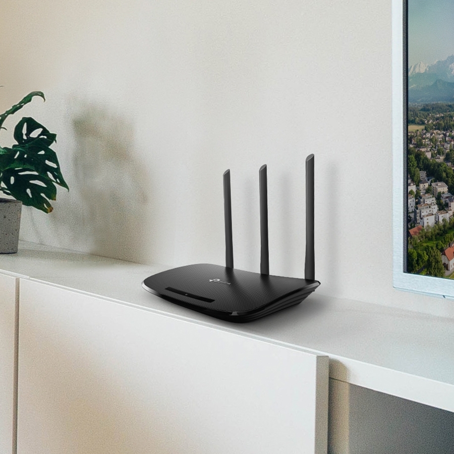 TP-LINK TL-WR940N Wireless N300 Home Router, 300Mpbs, 3 External Antennas, IP QoS, WPS Button