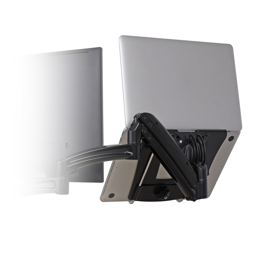 Chief Kontour Laptop Tray Accessory - Black - 15 lb Load Capacity - 1 Each