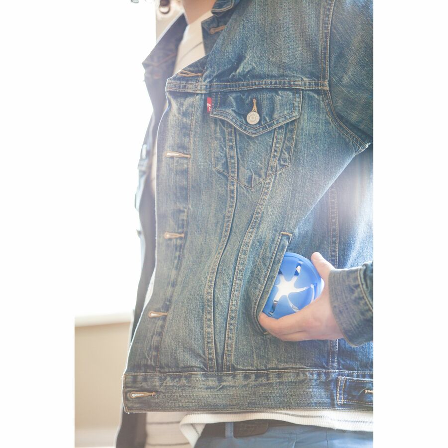 Blue Nest earbud case for compact everyday earbud storage — life-style view