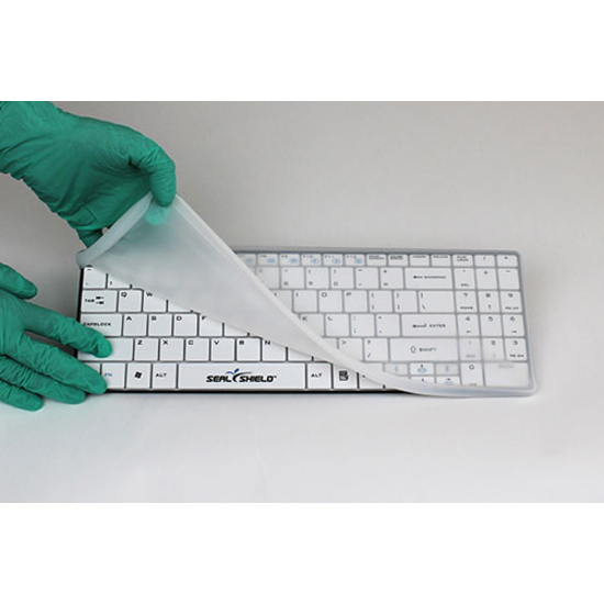 Seal Shield CleanWipe Keyboard Cover - SSKSV099CW - For Keyboard - Transparent - Silicone