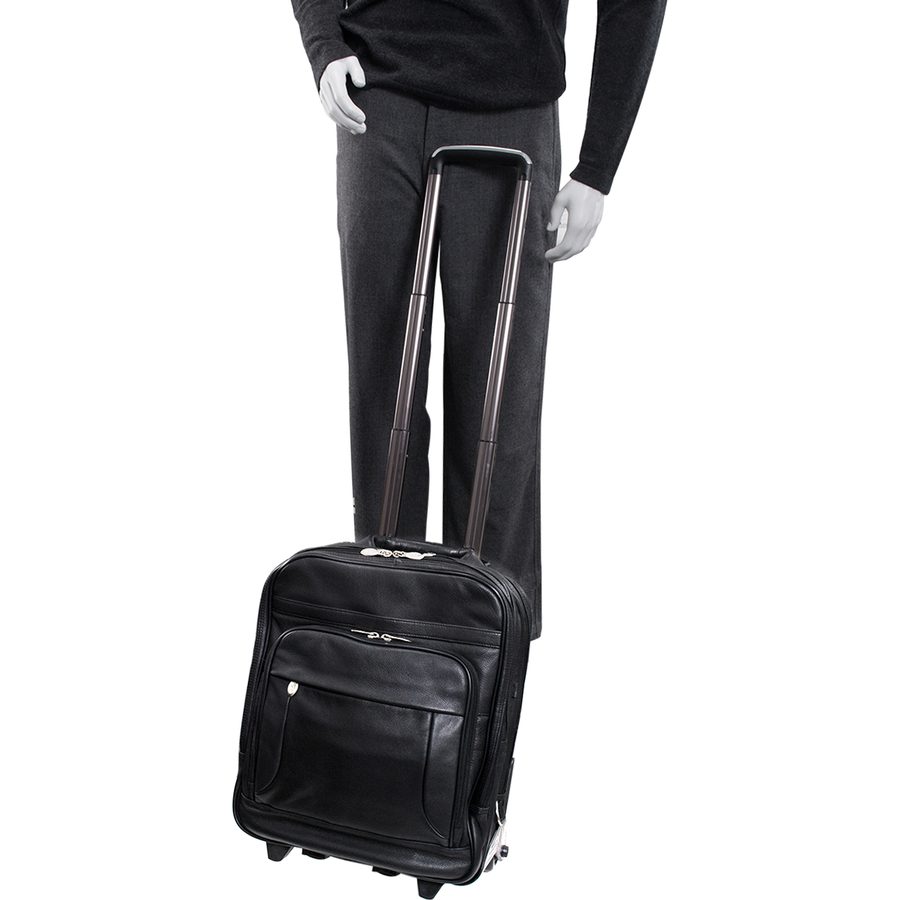 McKleinUSA document bag with shoulder strap for business documents and accessories — life-style view