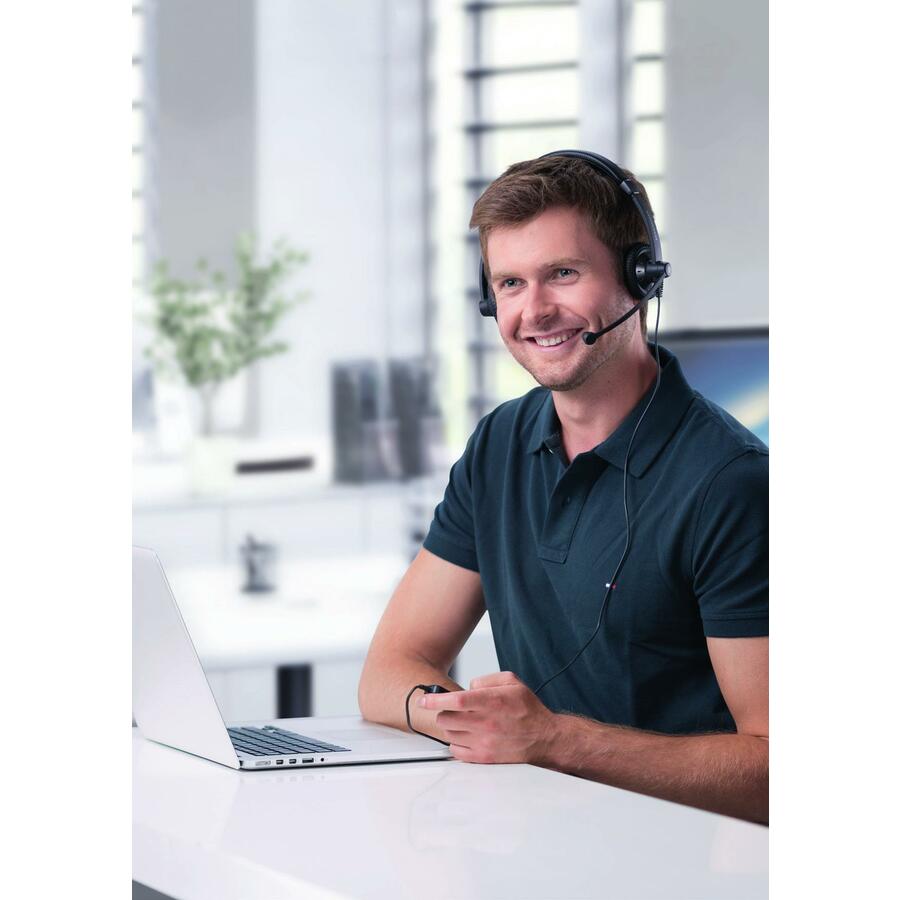 INTELLINET 506502 10/100 SC multimode media converter for copper-to-fiber network conversion — life-style view