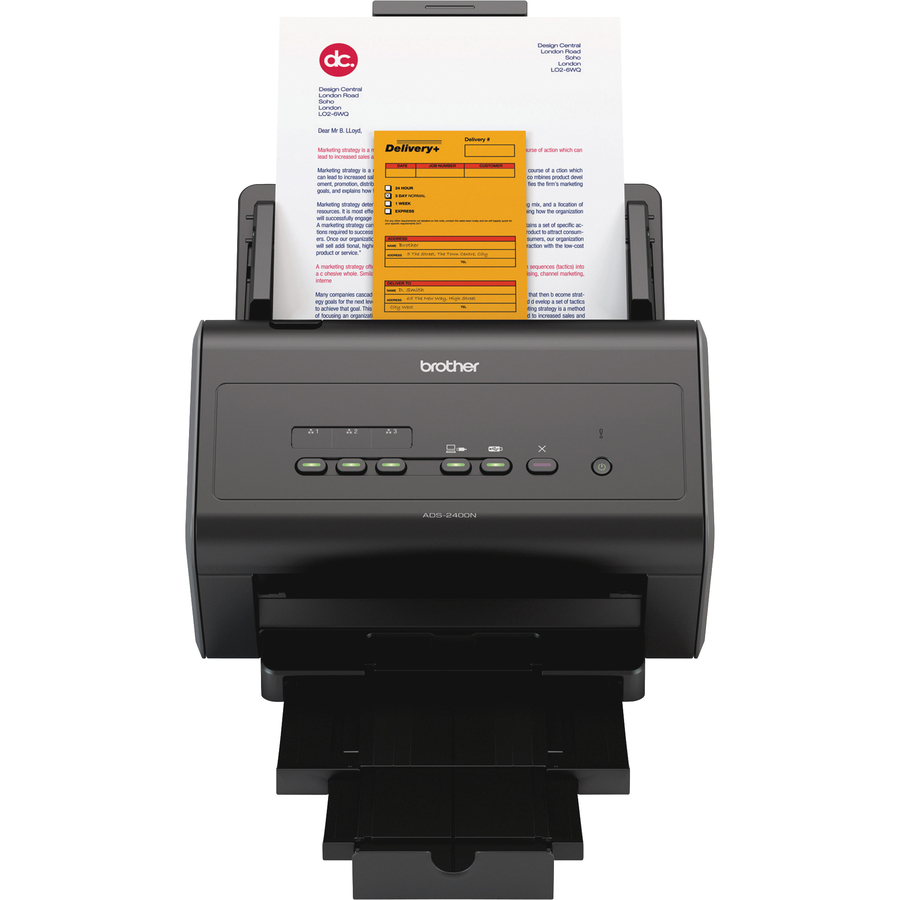 Brother ImageCenter&trade; ADS-2400N Document Scanner - Duplex - Color