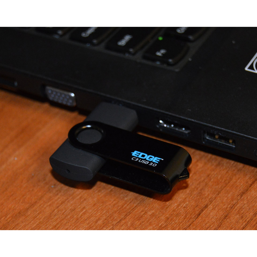 EDGE 128GB C3 USB 3.0 Flash Drive - 128 GB - USB 3.0 - Lifetime Warranty