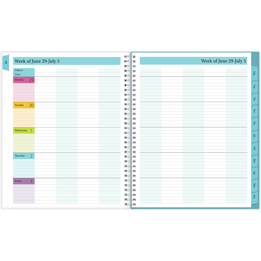 Picture of Blue Sky Dots Academic Year Teacher Lesson Planner
