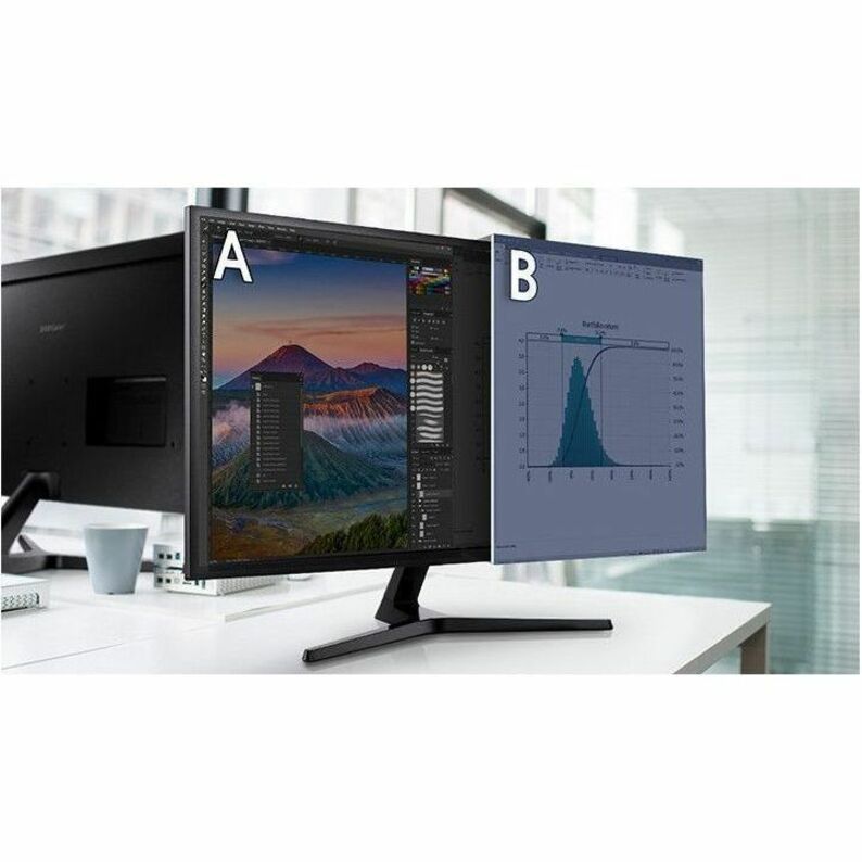 Samsung LU32J590UQNXZA 32" Class WQUXGA Gaming LCD Monitor - 16:9 - Dark Blue Gray