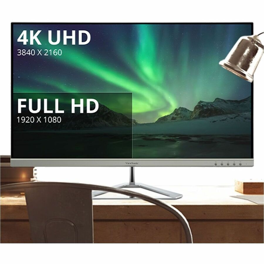 ViewSonic VX3276-4K-MHD 32 Inch 4K UHD Monitor with Ultra-Thin Bezels, HDR10 HDMI and DisplayPort for Home and Office