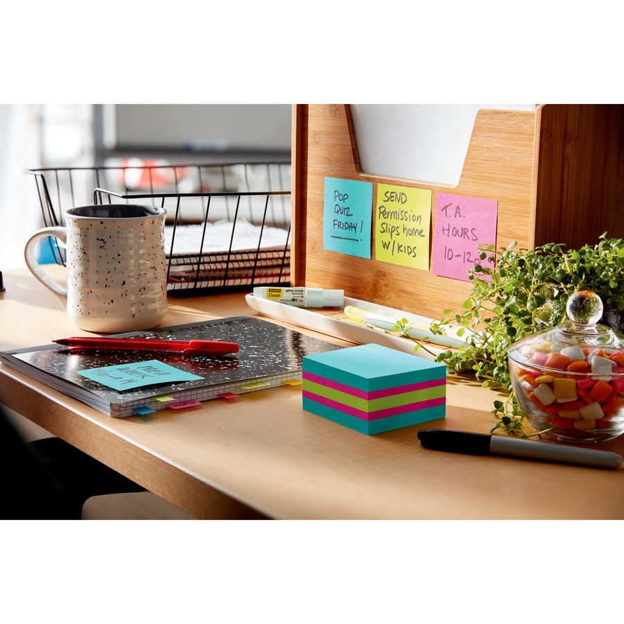 Picture of Post-it&reg; Super Sticky Notes Cube