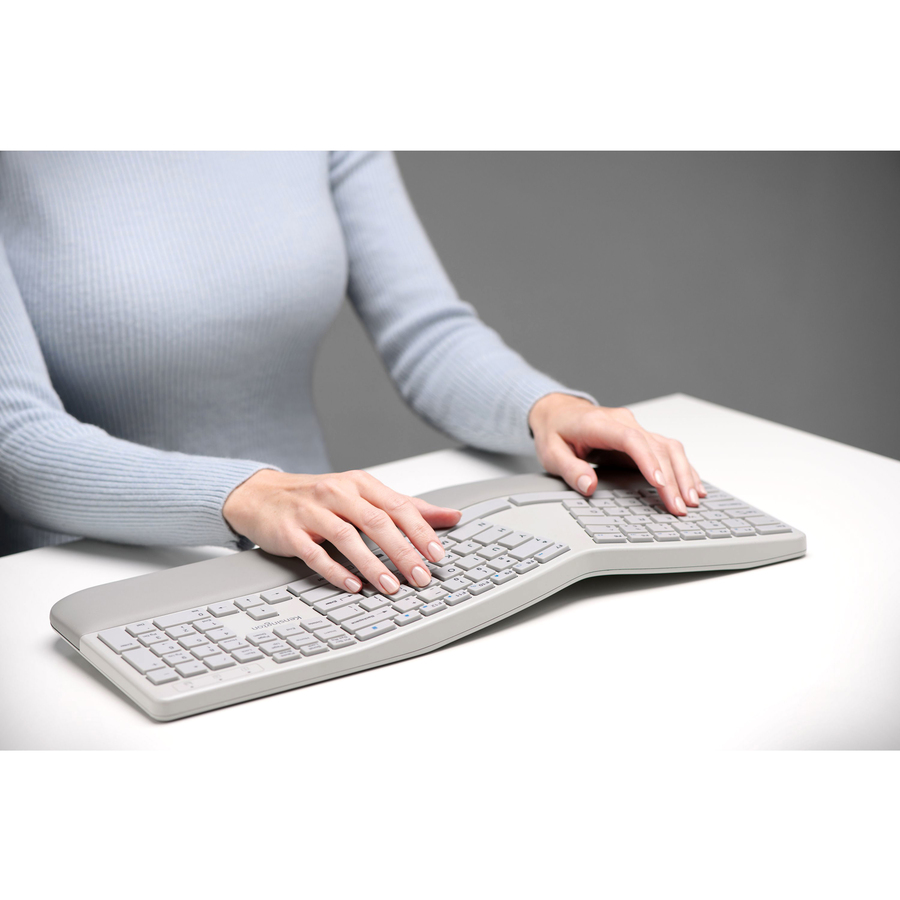 Kensington Pro Fit Ergo Wireless Keyboard-Gray