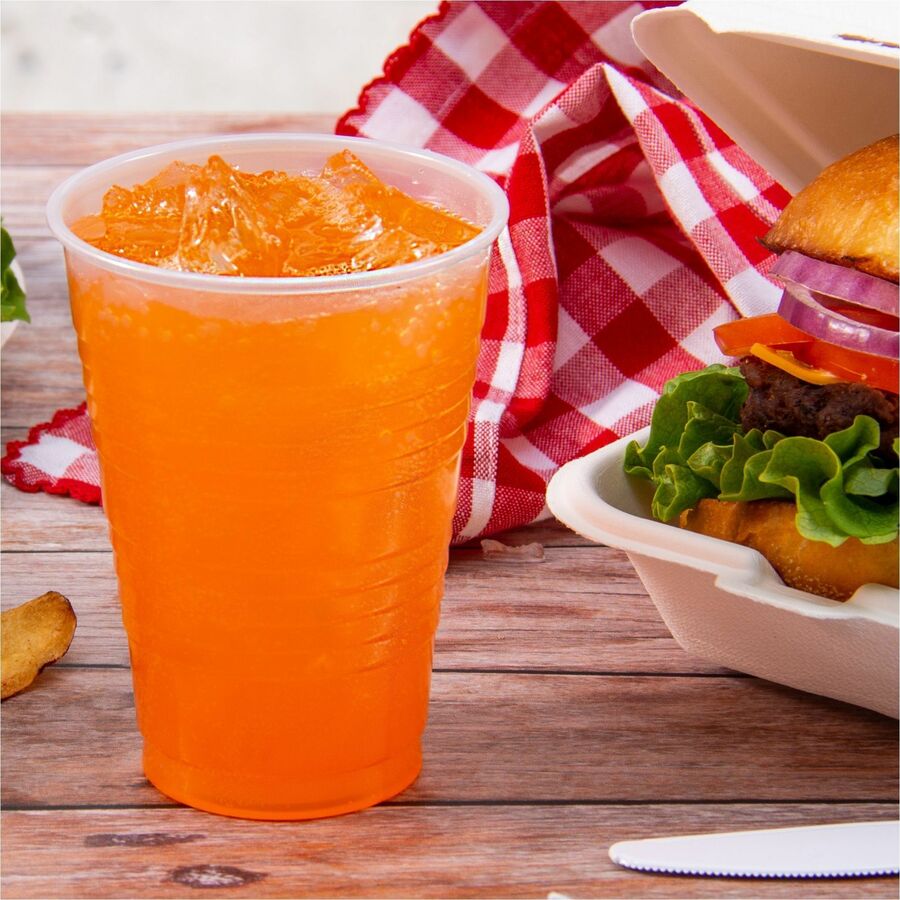 Solo Galaxy 12 oz Plastic Cold Cups - 12 fl oz - Translucent - Plastic, Polystyrene - Cold Drink - 50/Bag - 20 / Carton