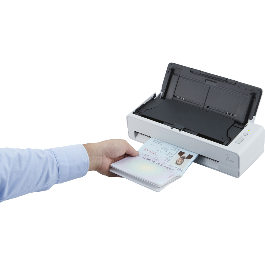 Fujitsu fi-800R Ultra-Compact, Color Duplex Document Scanner with Dual Auto Document Feeders (ADF)