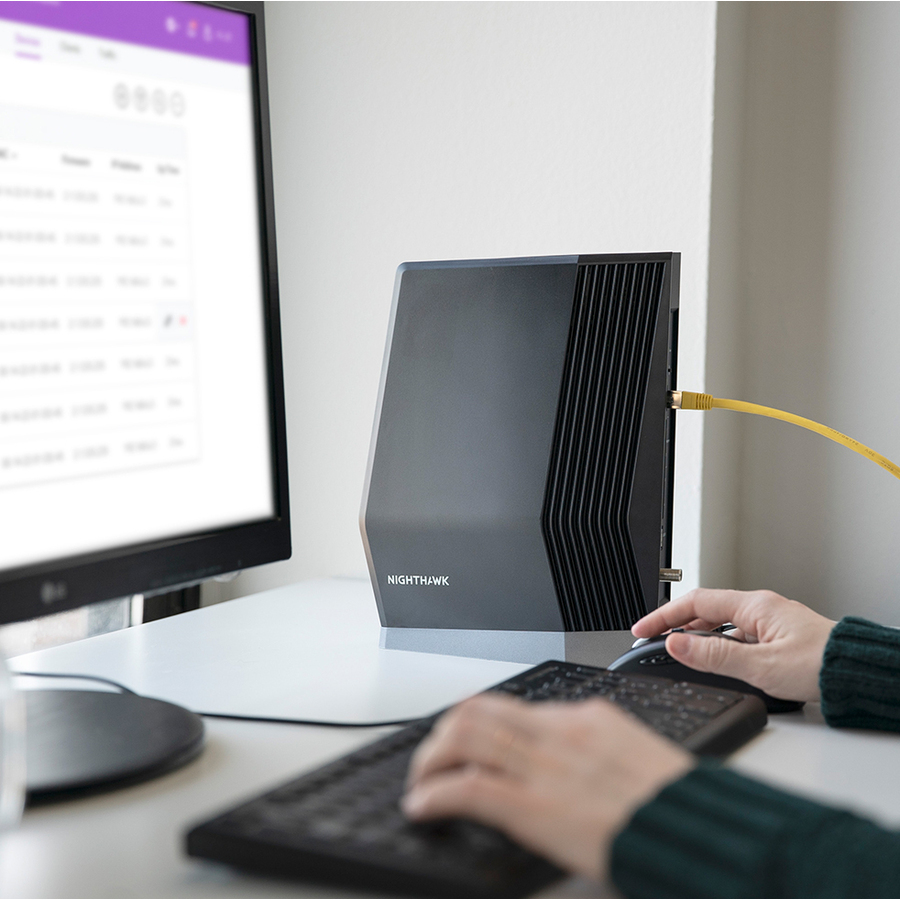 Netgear Nighthawk CAX80 Wi-Fi 6 IEEE 802.11ax Ethernet, Cable Wireless Router