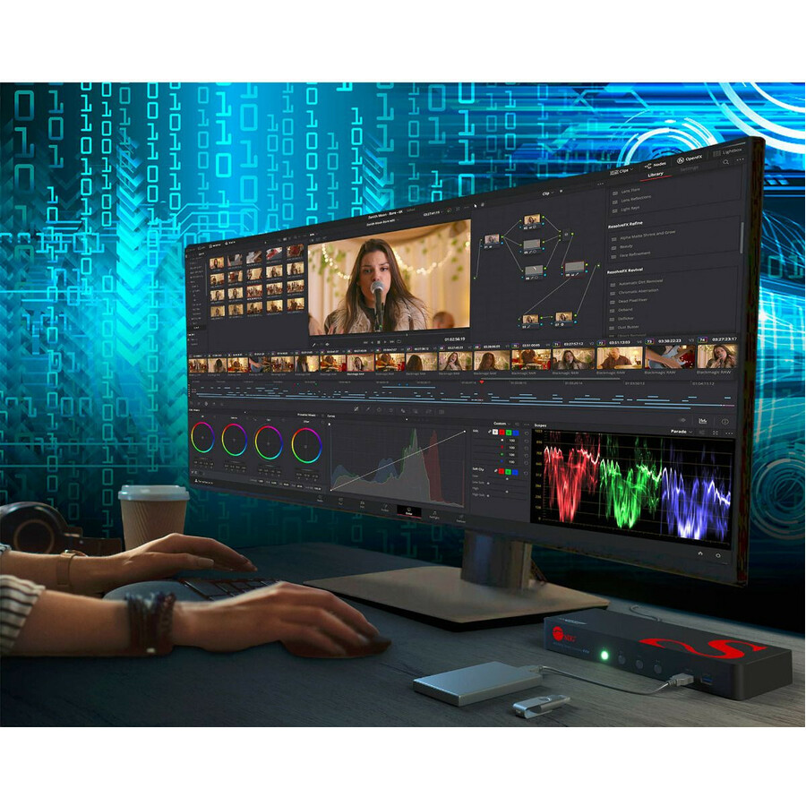 SIIG 4 Port 4K 60HZ DisplayPort 1.2 KVM Switch with USB 3.0 and Multi-Media ports