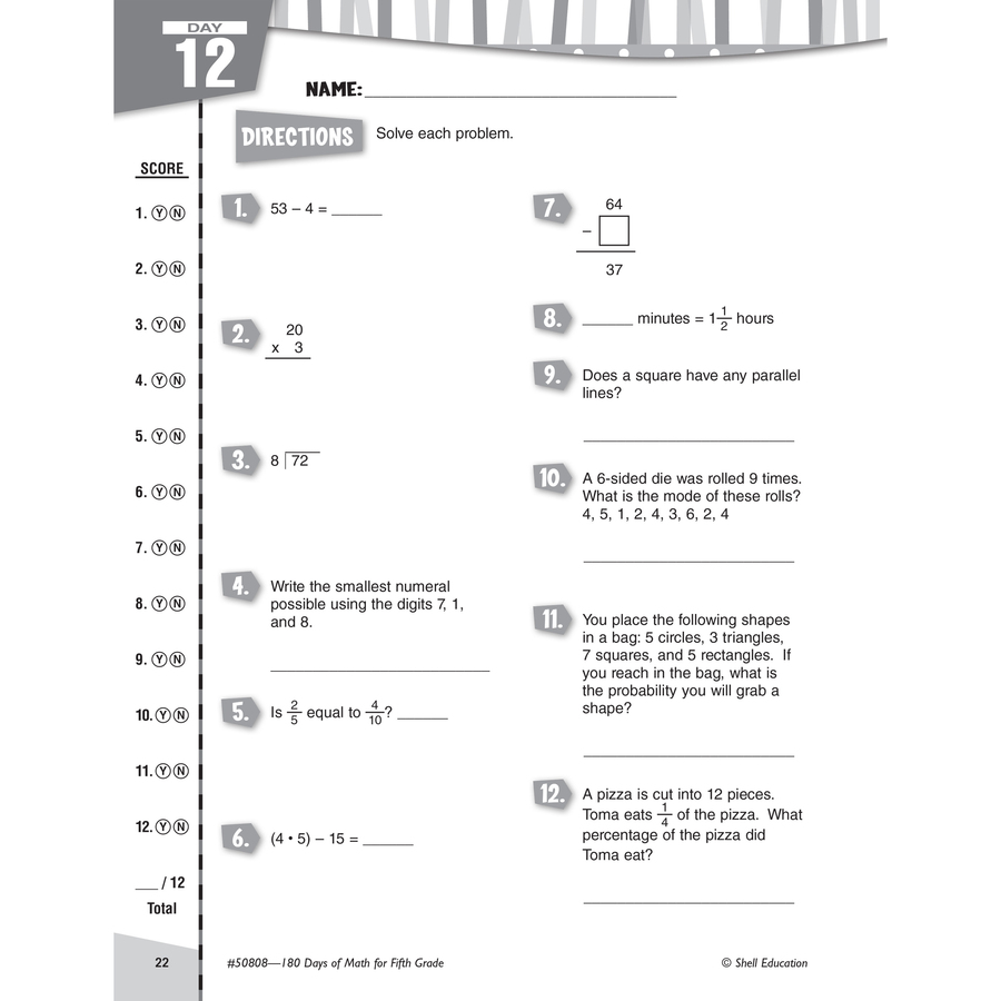 Picture of Shell Education Learn-At-Home Grade Level Math Bundle Printed Book
