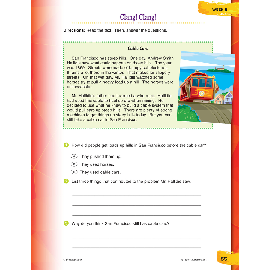 Picture of Shell Education Home Summer Grade Level Book Set Printed Book