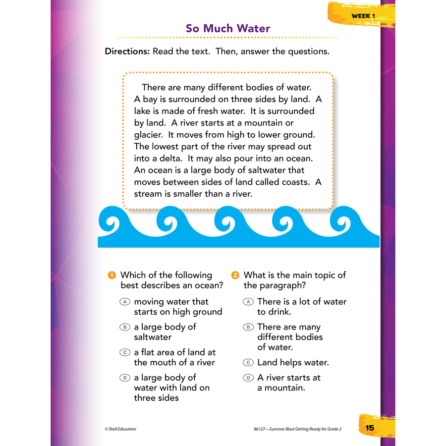 Picture of Shell Education Learn-At-Home Grade 2 Summer Bundle Printed Book by Suzanne I. Barchers, Jodene Smith