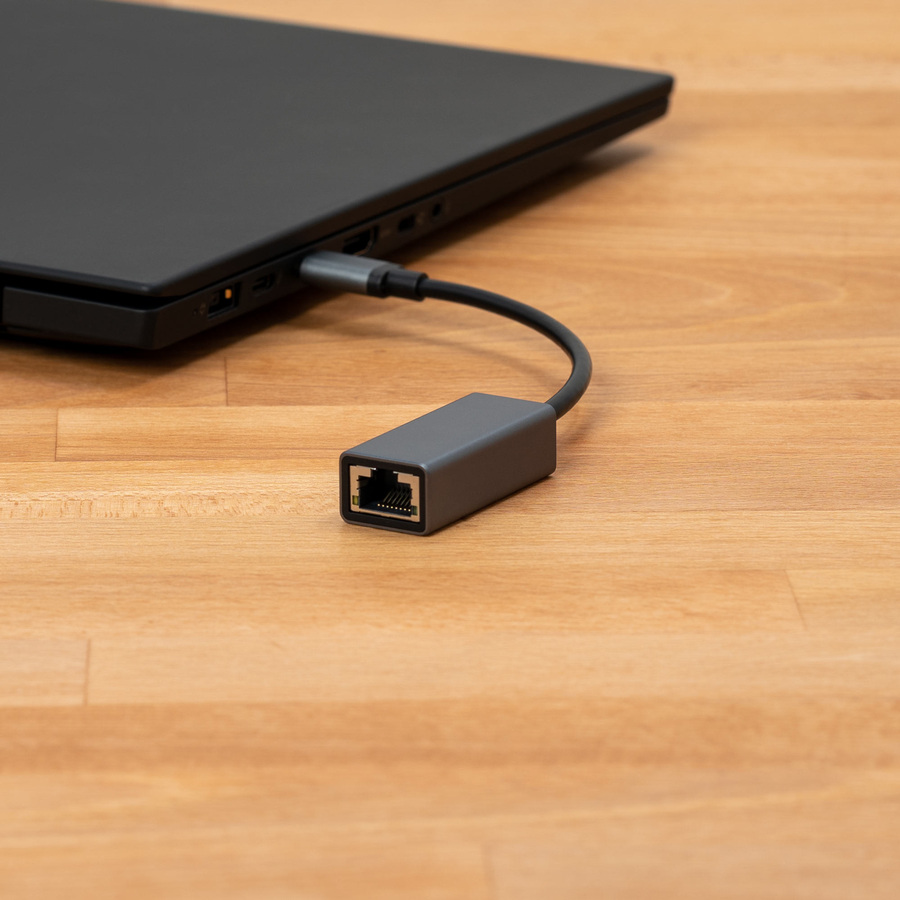 VisionTek USB-C to Ethernet 1 Gbps Adapter (M/F)