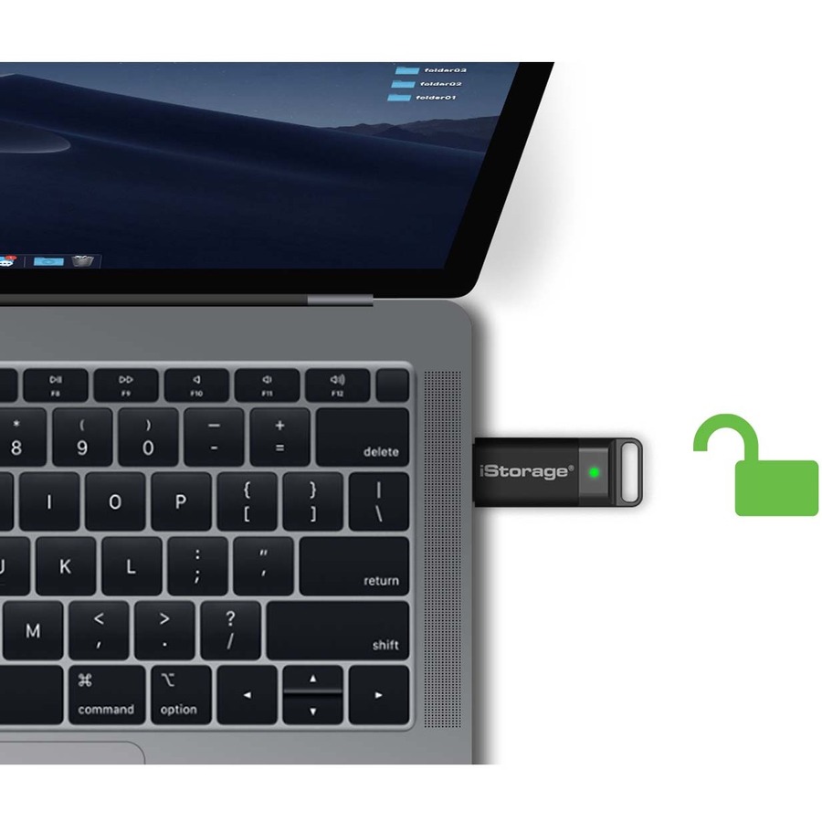 iStorage datAshur BT 16 GB | FIPS 140-2 Level 3 Certified | AES-XTS 256-bit full disk hardware encryption | Encrypted Secure Flash Drive | Unlock using your smartphone via bluetooth | Remote Management Ready